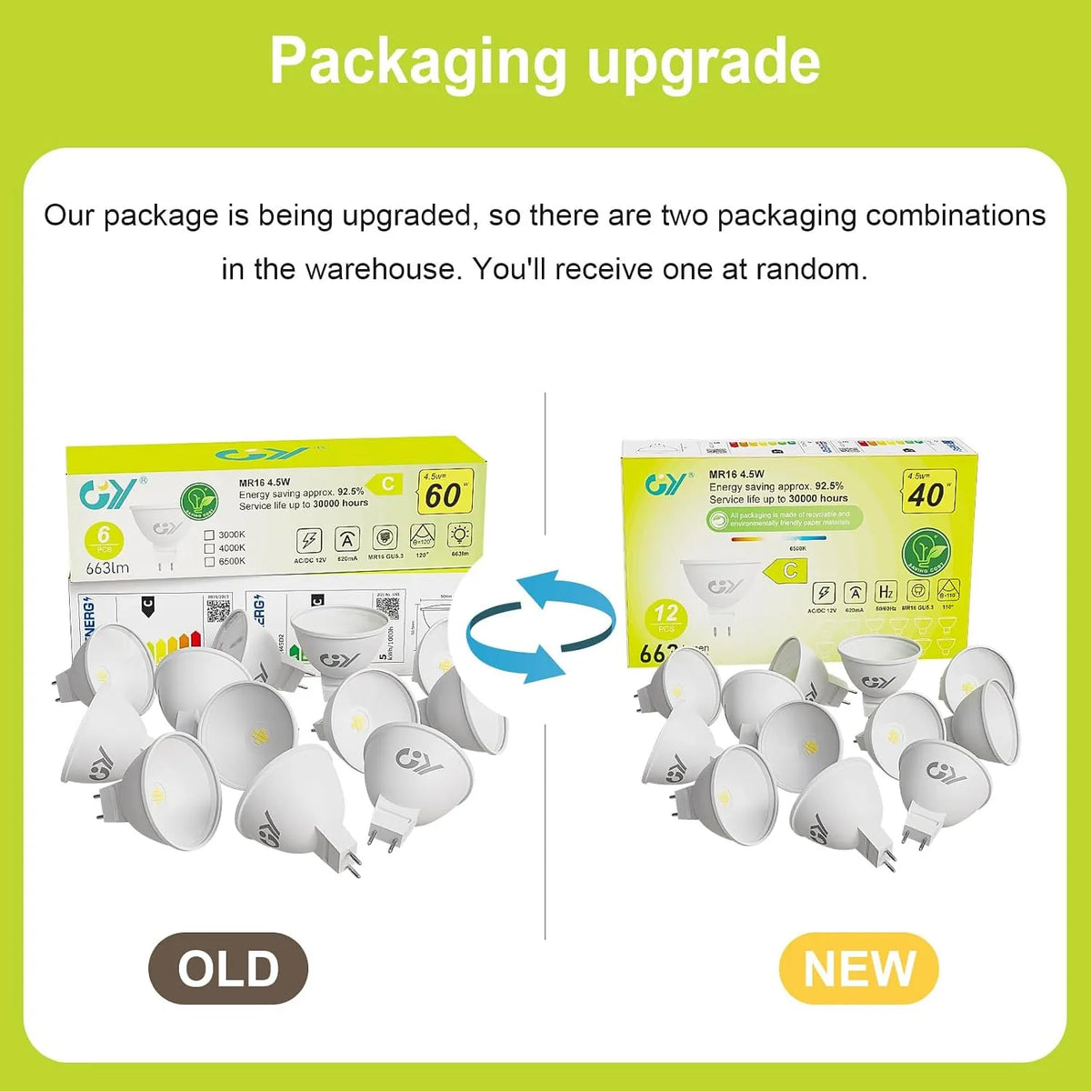 Jingying LED Sijalke MR16 GU5.3
