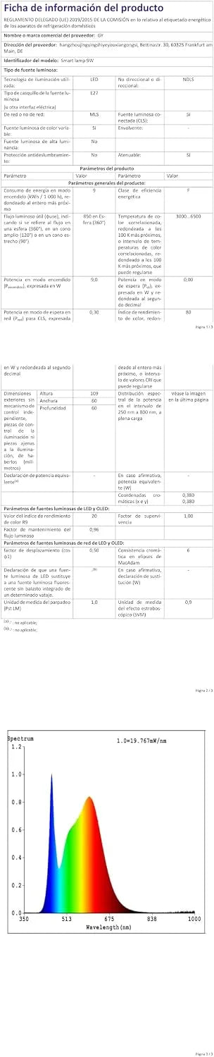 Jingying Pametna LED Sijalka E27 6 Kosov