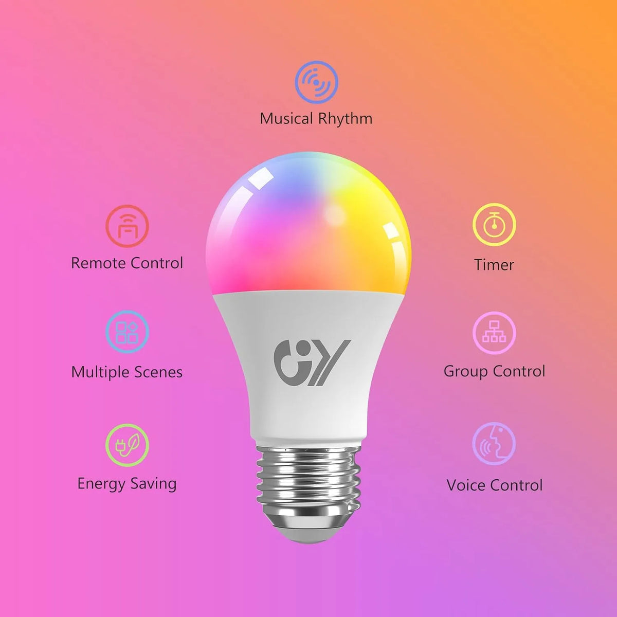 Jingying Pametna LED Sijalka E27 6 Kosov