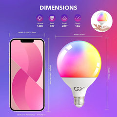 Jingying Pametna LED Sijalka E27 RGB 1 Kos