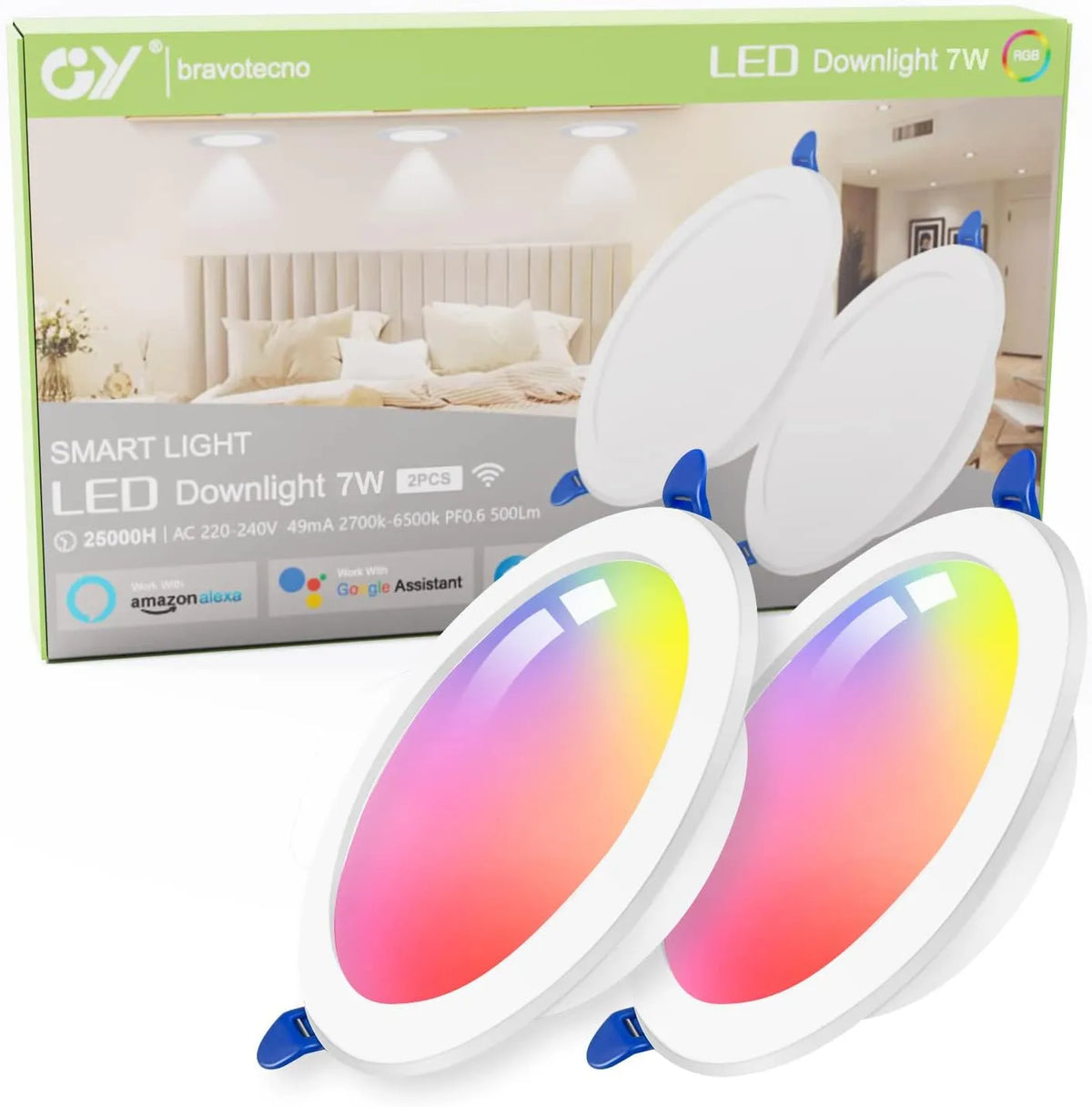 Jingying Pametne Vgradne LED Luči 2 Kosa