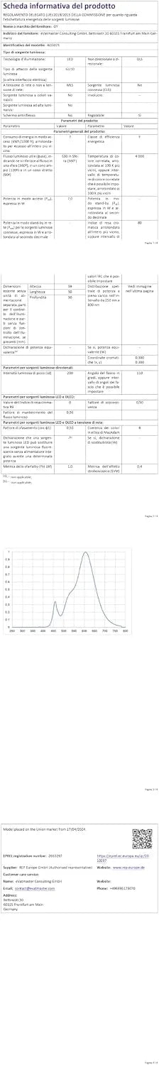 Jingying Zatemnilna LED Sijalka GU10 7W 4000K 6 Kosov