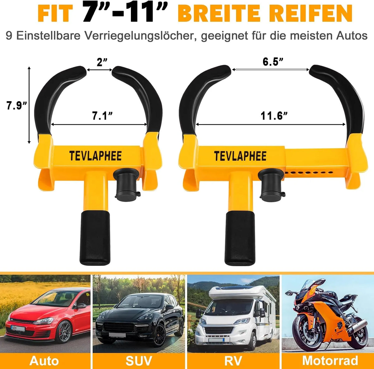 Kandža za Kolo Avtomobila 19-30 cm