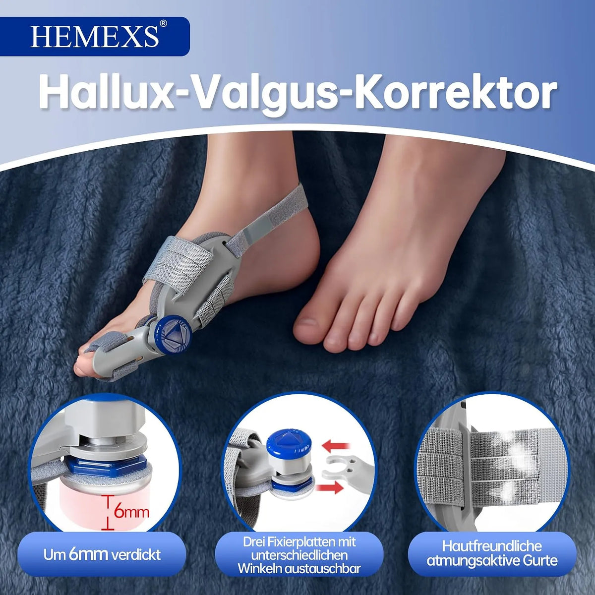 Korektor Za Nožne Prste In Hallux Valgus