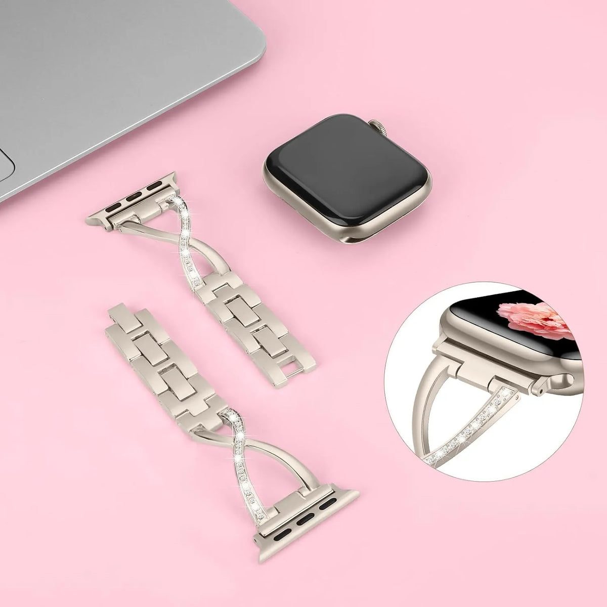 Kovinski Pas za Pametno Uro Apple Watch