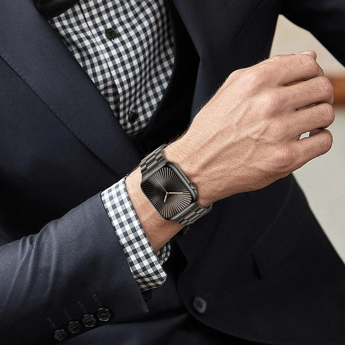 Kovinski Pašček Za Apple Watch 38-49 mm