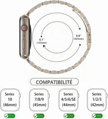 Kovinski Pasek za Apple Watch 38-49 mm