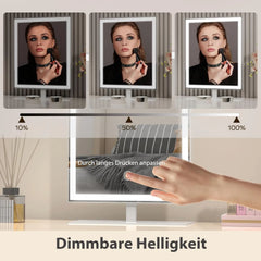 Kozmetično LED Ogledalo za Ličenje 34.2 x 25 cm
