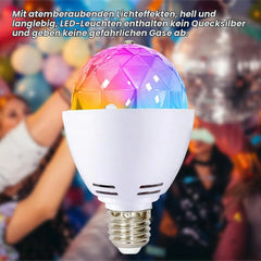 LED Disko Luč E27 3W RGB 360° 2 Kosa