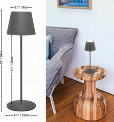 LED Namizna Svetilka RGB Zatemnilna Brezžična IP54 12 x 12 x 38 cm