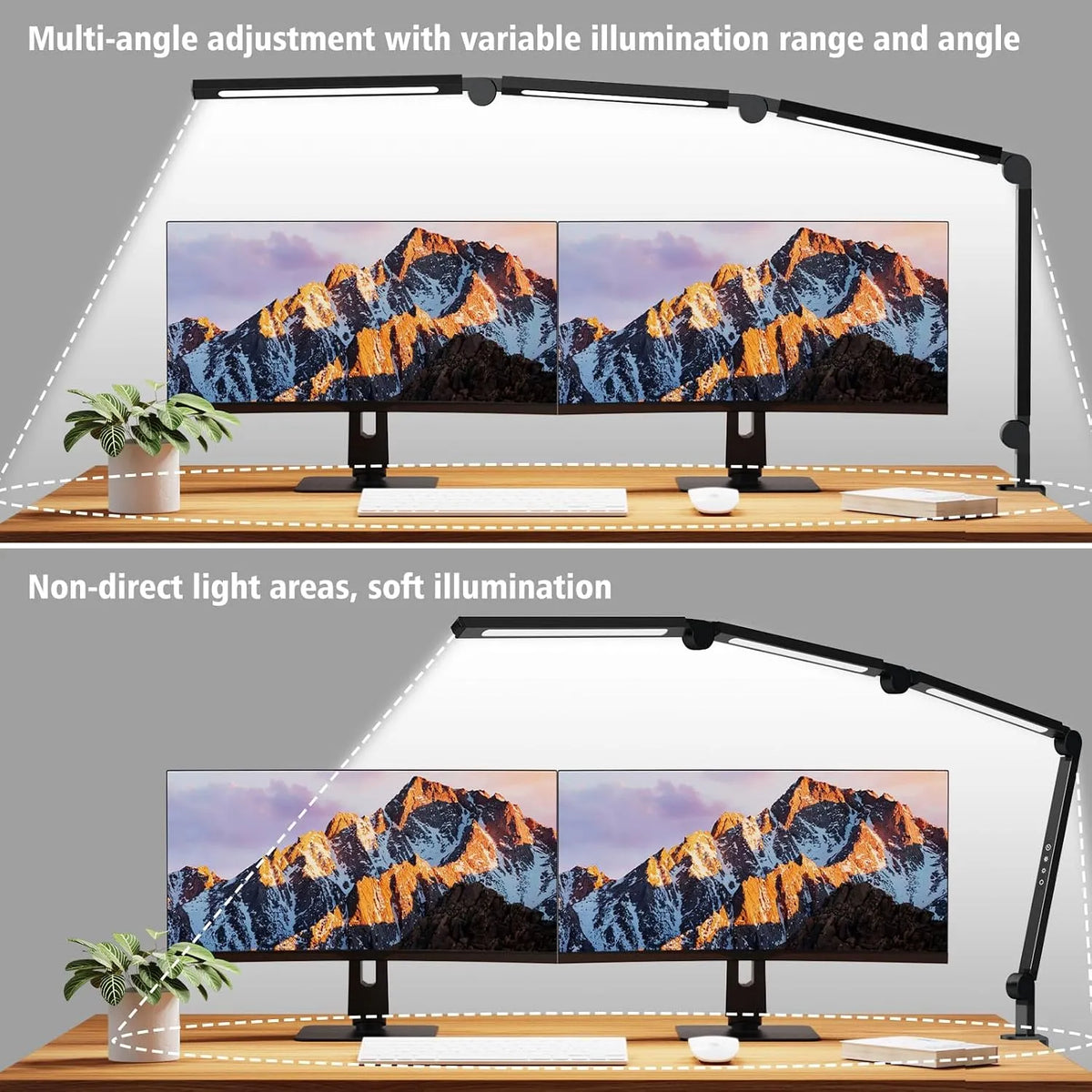 LED Namizna Svetilka s Sponko 1 Kos