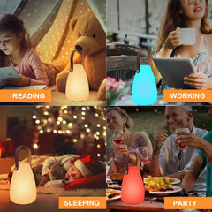 LED Namizna Svetilka z Daljinskim Upravljalnikom 2 Kosa