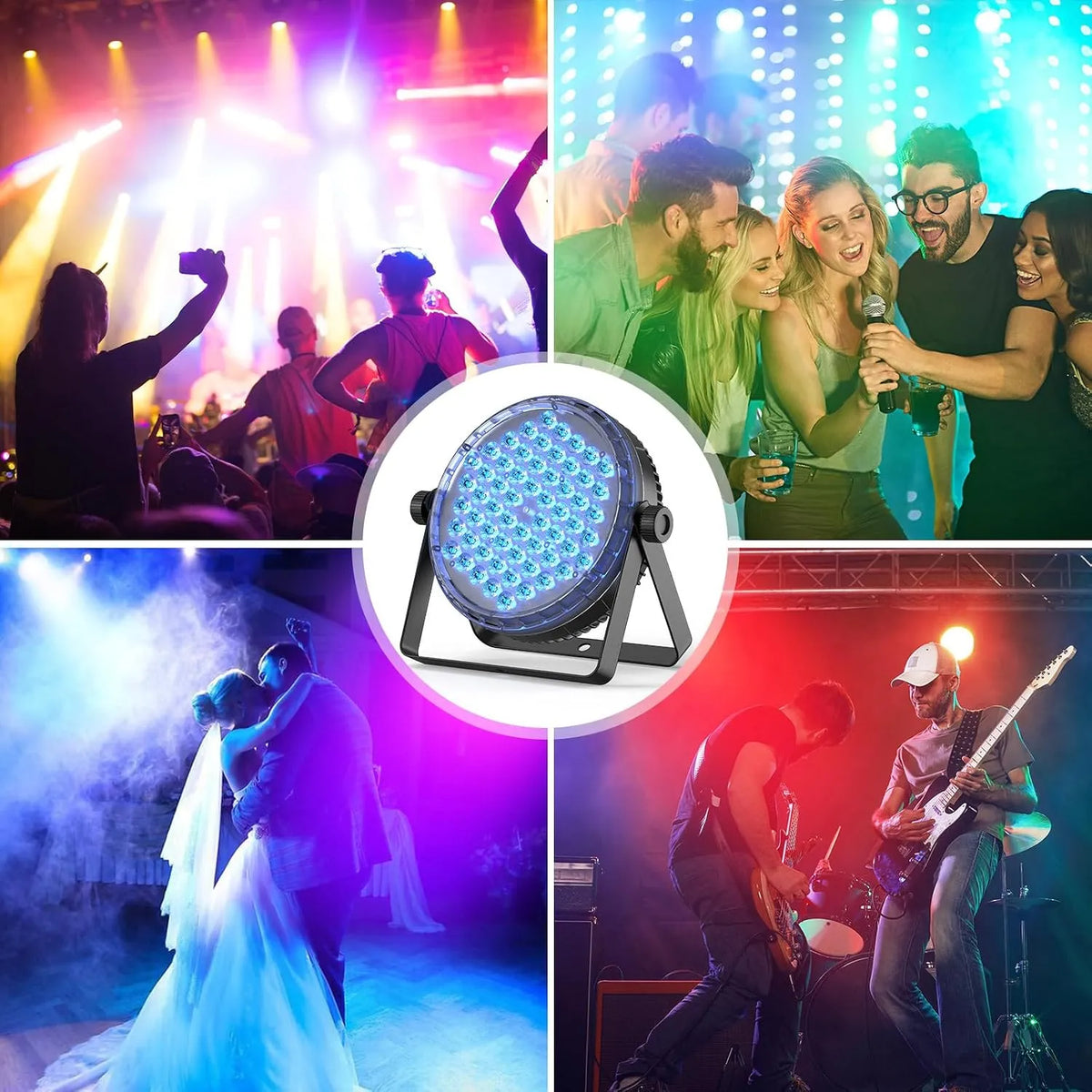 LED Par Reflektor 120W RGBW 9 x 24 x 27,5 cm