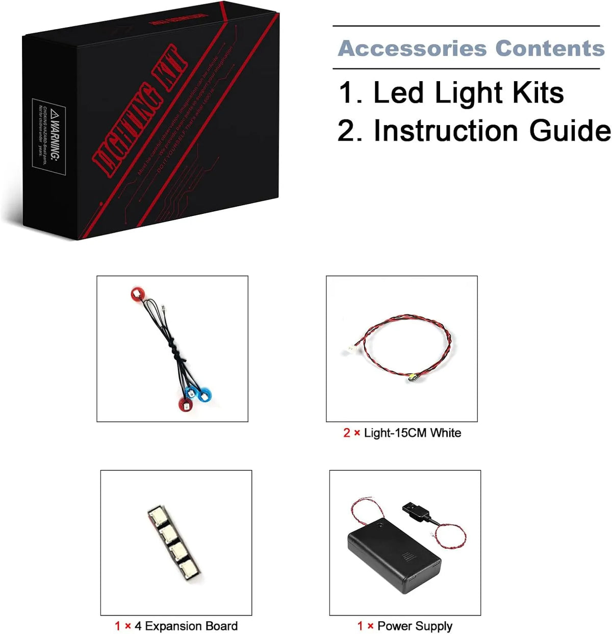 LED Svetlobni Set za Lego Lamborghini Lambo V12 Vision GT 1 Kos
