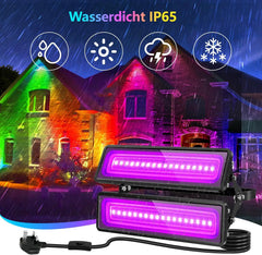 LED UV RGB Reflektor 28 x 13,5 x 5,4 cm 1 Kos