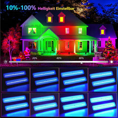LED UV RGB Reflektor 28 x 13,5 x 5,4 cm 1 Kos