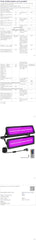 LED UV RGB Reflektor 28 x 13,5 x 5,4 cm 1 Kos