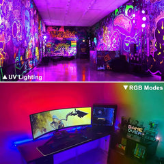 LED UV RGB Reflektor 28 x 13,5 x 5,4 cm 1 Kos