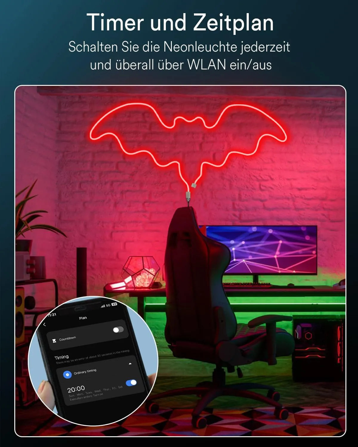 Ligency Pametni Neonski LED Trak 5 m