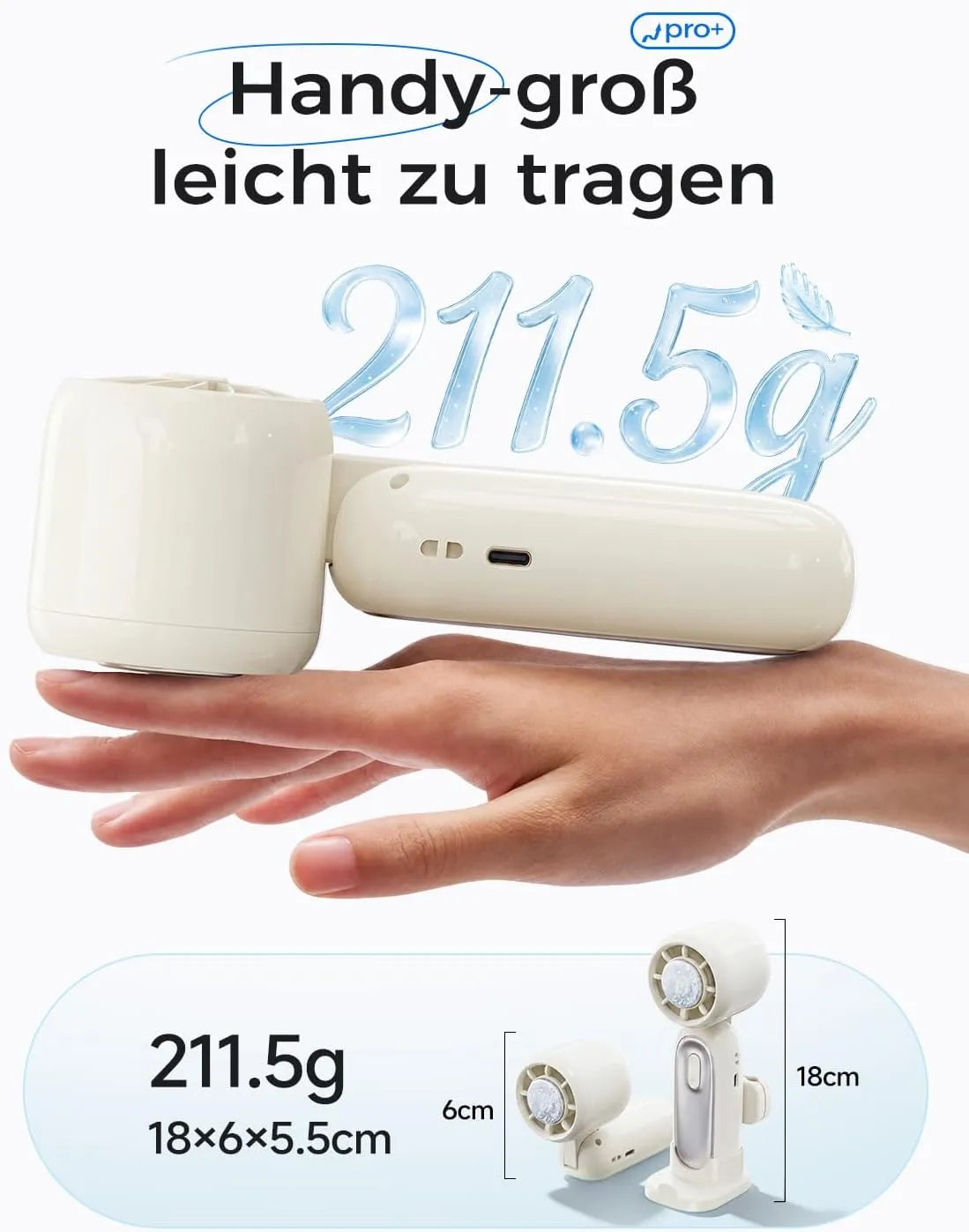 MAGIC JOHN Mini Prenosni Ventilator 1 Kos