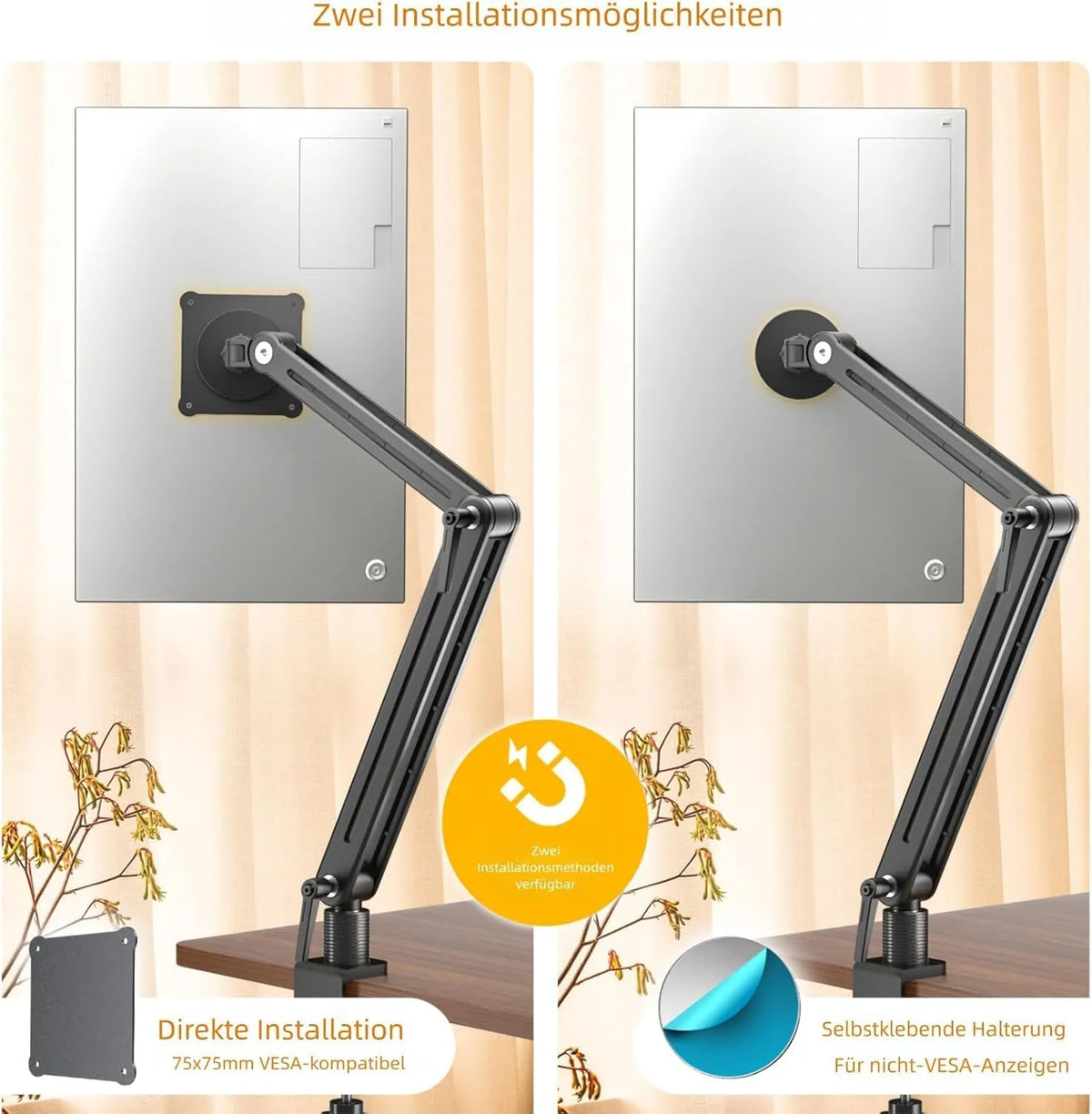 Magnetno Namizno Stojalo za Tablice in Prenosne Monitorje 1 kos