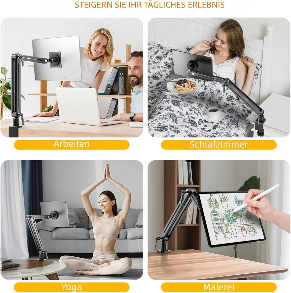 Magnetno Namizno Stojalo za Tablice in Prenosne Monitorje 1 kos