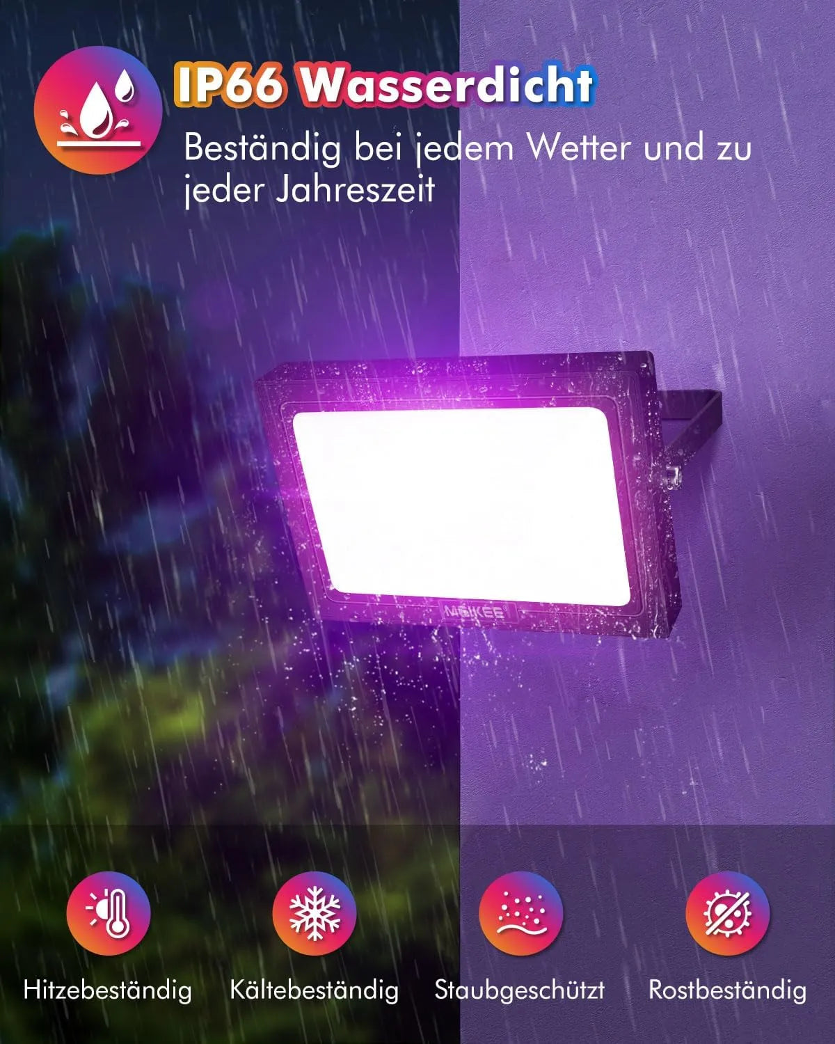 MEIKEE RGB LED Reflektor 2 Kos