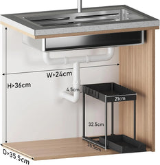Meltrck Organizator za Pod Pomivalno Korito 2 Kosa
