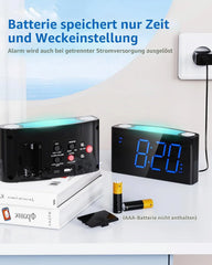 Mesqool Digitalna Budilka 16.4 x 8.6 cm