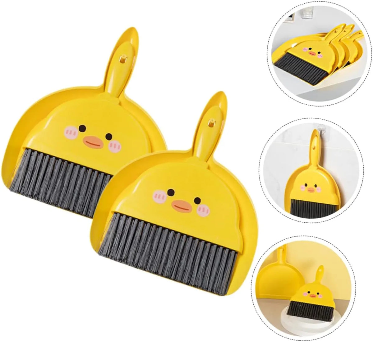 Mini Namizni Set za Čiščenje z Metlico in Smetišnico 2 Kosa