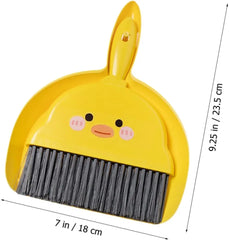 Mini Namizni Set za Čiščenje z Metlico in Smetišnico 2 Kosa