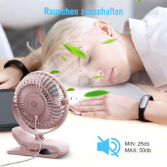 Mini USB Namizni Ventilator s Ščipalko 12,7 cm