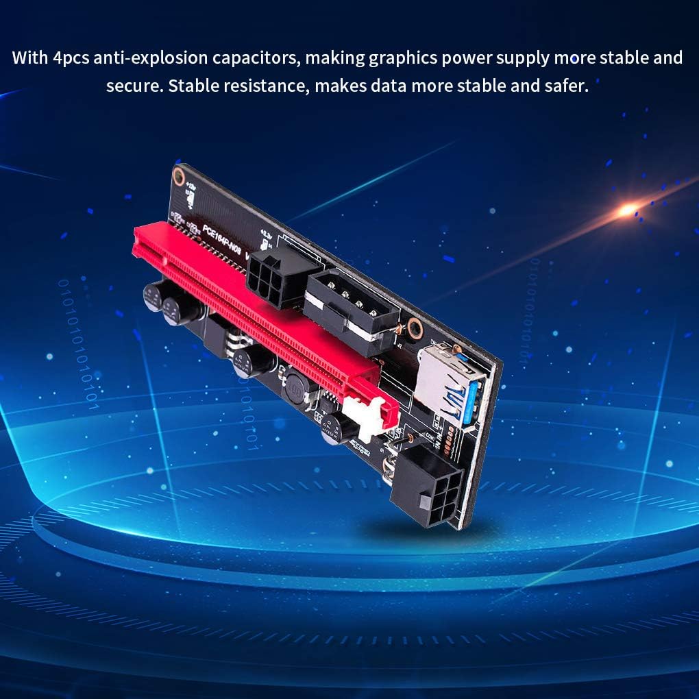 Morrza PCI-E Riser 1X na 16X GPU Podaljšek 13 x 4,3 cm