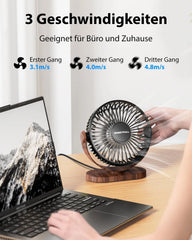 Namizni USB Ventilator 15.5 x 6.4 x 14 cm