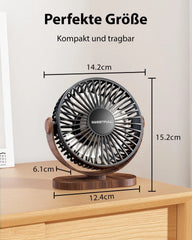 Namizni USB Ventilator 15.5 x 6.4 x 14 cm