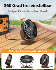 Namizni USB Ventilator 15.5 x 6.4 x 14 cm
