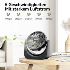 Namizni USB Ventilator 17 x 16 x 6 cm