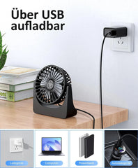 Namizni USB Ventilator 7 x 14 x 16 cm
