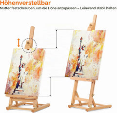 Namizno Slikarsko Stojalo H-Okvir 63 cm