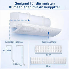 Nastavljiv Usmerjevalnik Zraka za Klimatske Naprave 60-90 cm