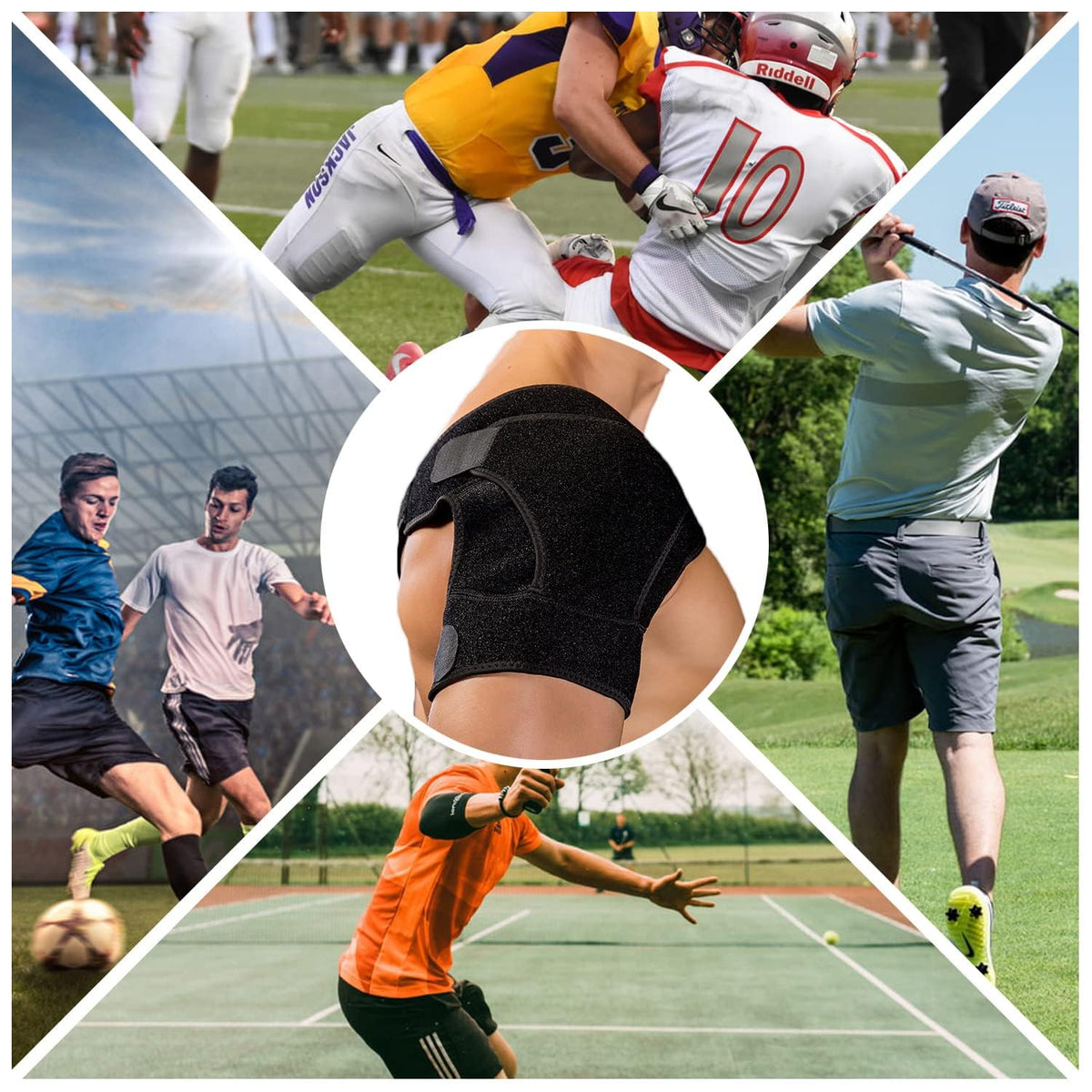 Nastavljiva Neoprenska Opornica za Ramo 1 Kos