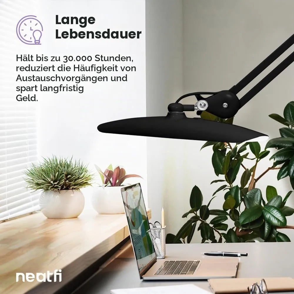 Neatfi Namizna LED Svetilka s Primežom 51 cm