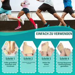 Nogavice za Hallux Valgus z Gel Blazinico, 2 Kosa