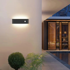 Notranja LED Stenska Svetilka s Senzorjem Gibanja 31x9 cm
