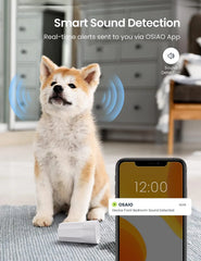 Notranja WiFi Nadzorna Kamera za Hišne Ljubljenčke 7,5 x 7,5 x 10,5 cm