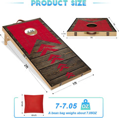 NZQXJXZ Cornhole Igra z Vrečkami 60 x 35 cm