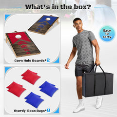 NZQXJXZ Cornhole Igra z Vrečkami 60 x 35 cm