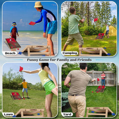 NZQXJXZ Cornhole Igra z Vrečkami 60 x 35 cm