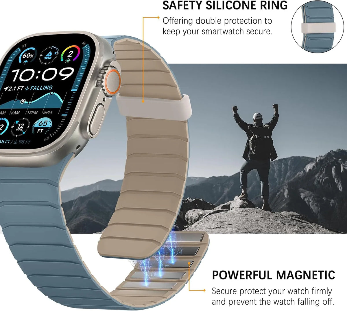Obojestranski Pašček za Apple Watch