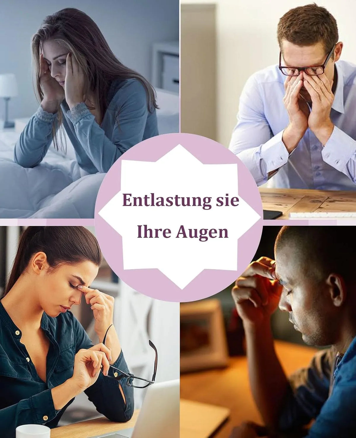 Ogrevana Svilena Maska za Oči